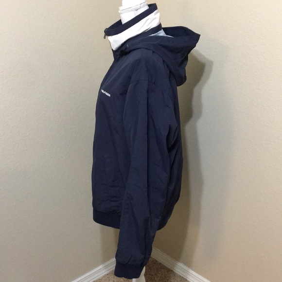 Tommy Hilfiger Blue and Red Windbreaker Jacket - Picture 3 of 7